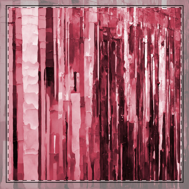 Striped Ruby 10" x 10" Cotton Twill Napkin