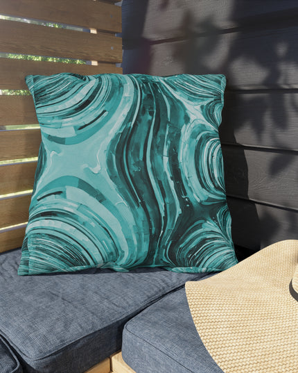 Uzi Spiral Tif 20" x 20" Outdoor Pillow