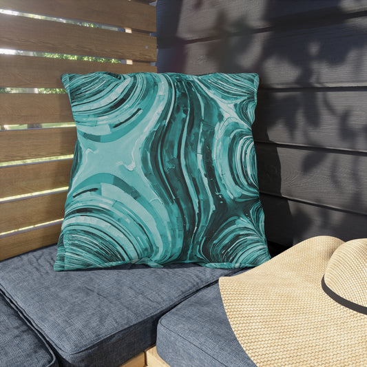 Uzi Spiral Tif 20" x 20" Outdoor Pillow