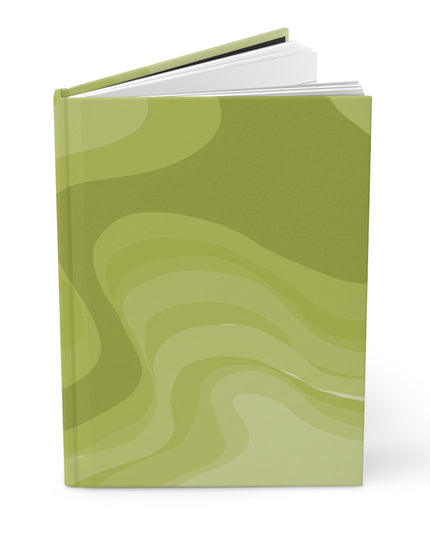 Lemon Wavey 5.75" x 8" Hardcover Journal Matte with 150 lined pages