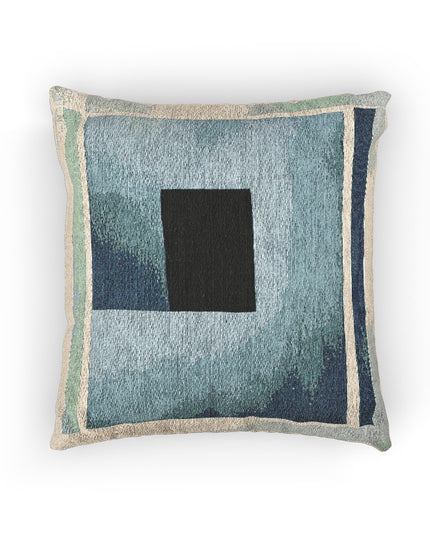 Blue Shadow Woven Pillow, 17" x 18"