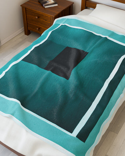 Tif Shadow Velveteen Plush Blanket, 50" x 60"