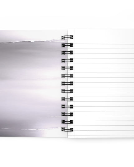 Sephia Sea Dark Fog Sea Purple Fog Spiral Bound Journal, 5" x 7" 150 pages