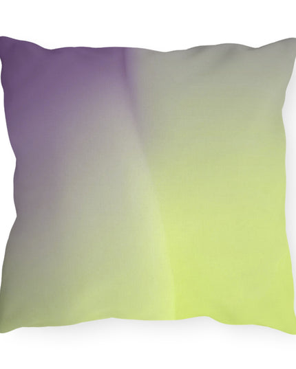 Purple Golden Fade 16" x 16" Outdoor Pillow