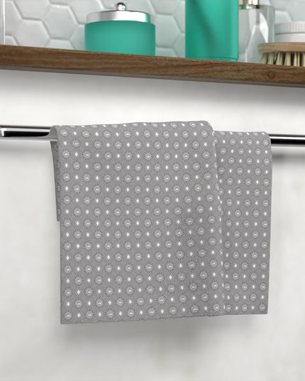 Desaturated Star-crossed Bodies Face Towel, 13" x 13"