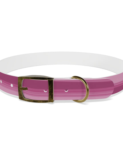 Pinky Mauve Wavey Extra Large Dog Collar