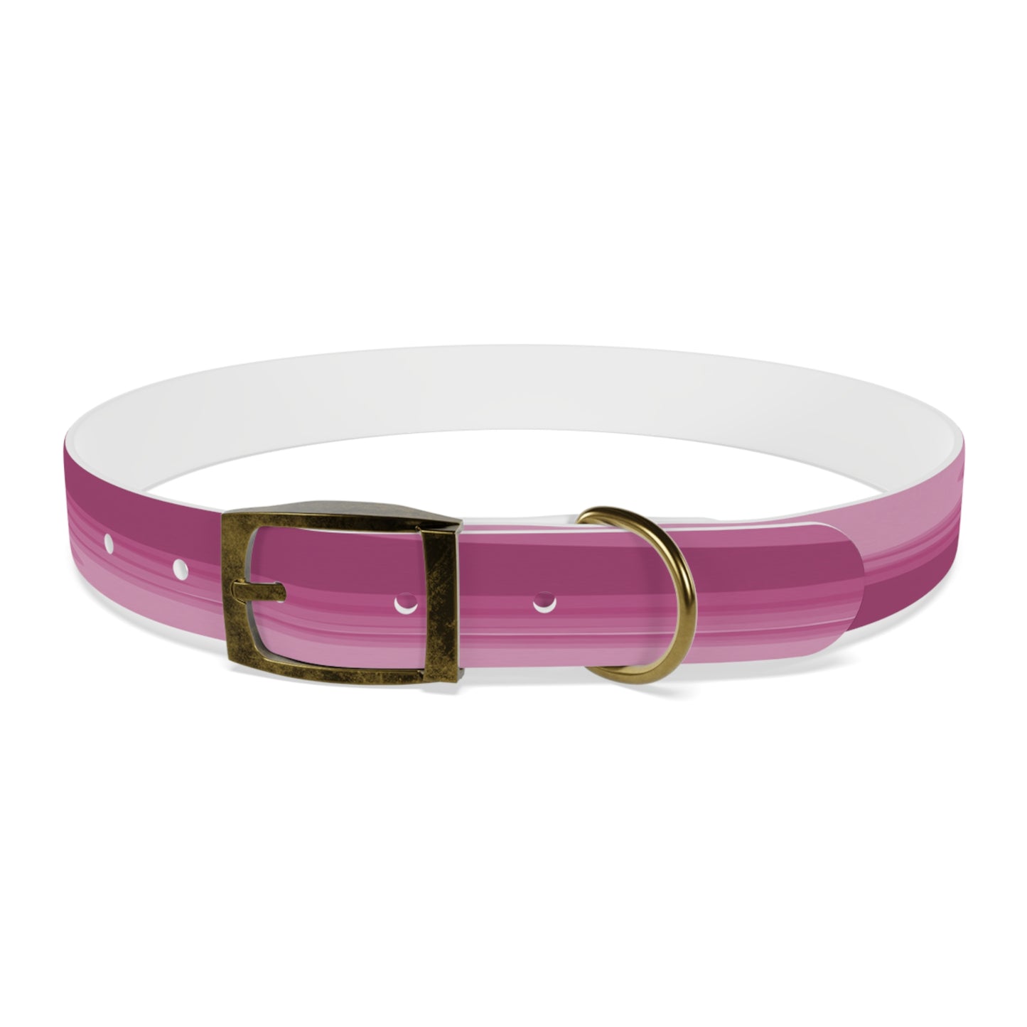 Pinky Mauve Wavey Extra Large Dog Collar