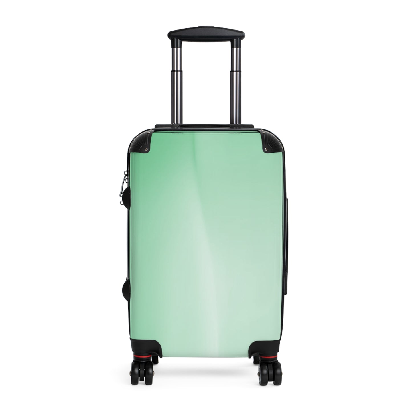 Mint Fade Small Suitcase with built in lock, 4 double-wheels, telescopic handle, and ABS back hard-shell
