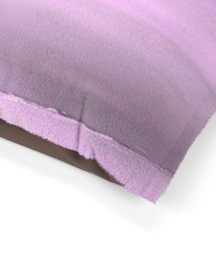 Dark Pink Sea Amethyst Fog 28" × 18" Pet Bed