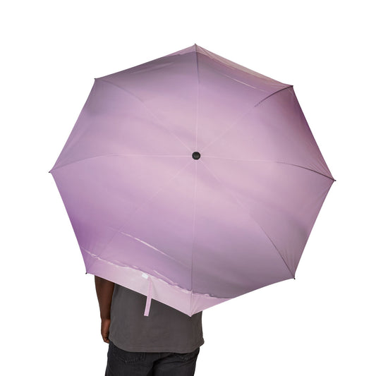 Dark Pink Sea Amethyst Fog Foldable Umbrella - Compact & Chic