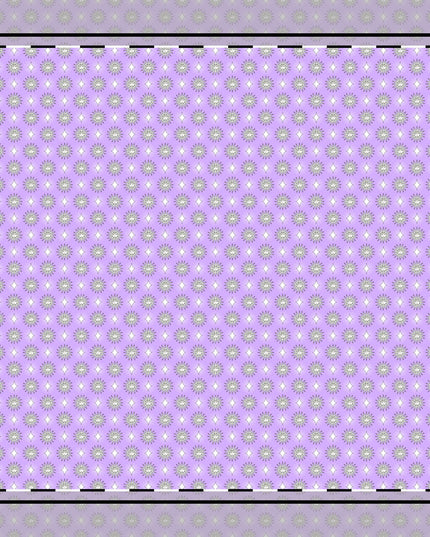 Lavender Star-crossed Bodies Cotton Twill Napkin, 10" x 10"