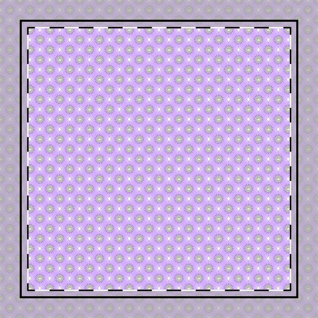 Lavender Star-crossed Bodies Cotton Twill Napkin, 10" x 10"
