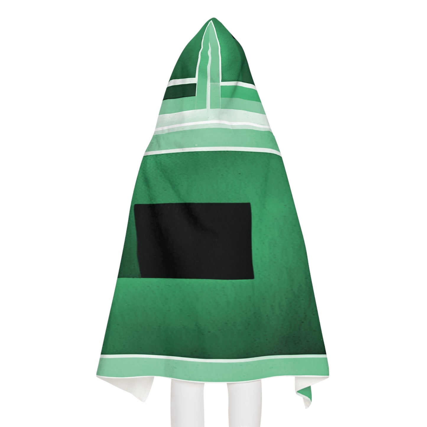 Mint Shadow Youth Hooded Towel, 24" x 48"