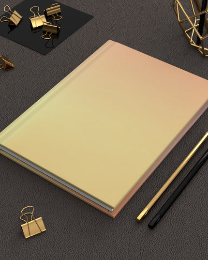 Hot Peach Fade 5.75" x 8" Hardcover Journal Matte with 150 lined pages