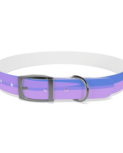 Pastel Purple Family Patches Extra Large Dog Collar