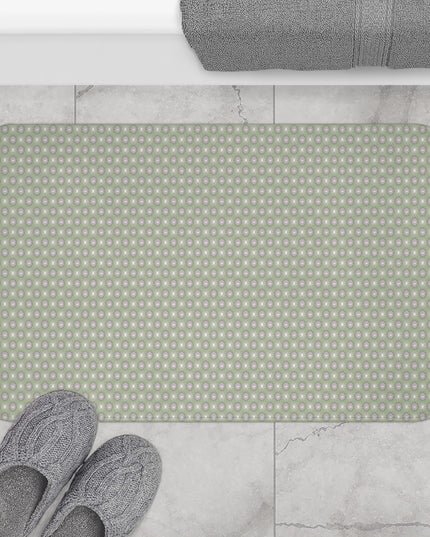 Olive Star-crossed Bodies 34" x 21" Bath Mat