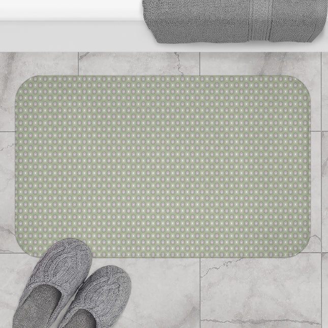 Olive Star-crossed Bodies 34" x 21" Bath Mat