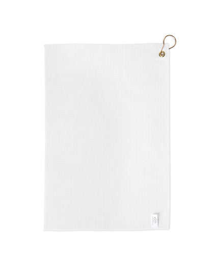 Uzi Spiral Powder Lavender Golf Towel, 16" x 24"