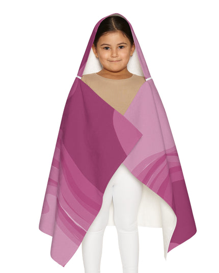 Pinky Mauve Youth Hooded Towel, 24" x 48"