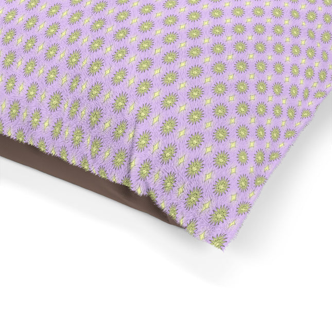 Magenta Star-crossed Bodies Pet Bed, 50" × 40"