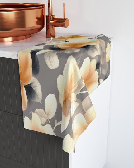 Soft Blossom Floral Bunch Hand Towel, 16" x 28"