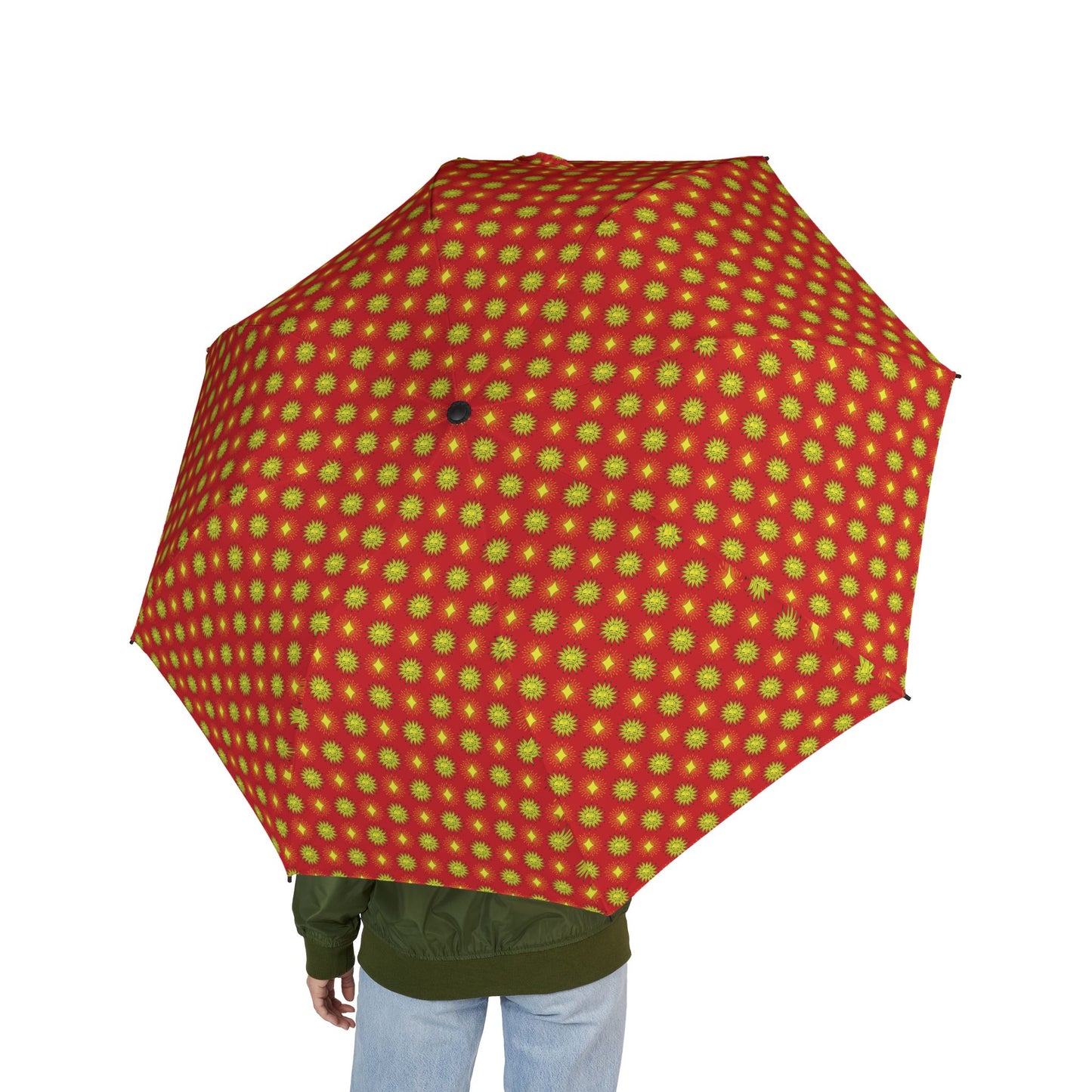 Late Evening Star-crossed Bodies Foldable Umbrella - Compact & Chic