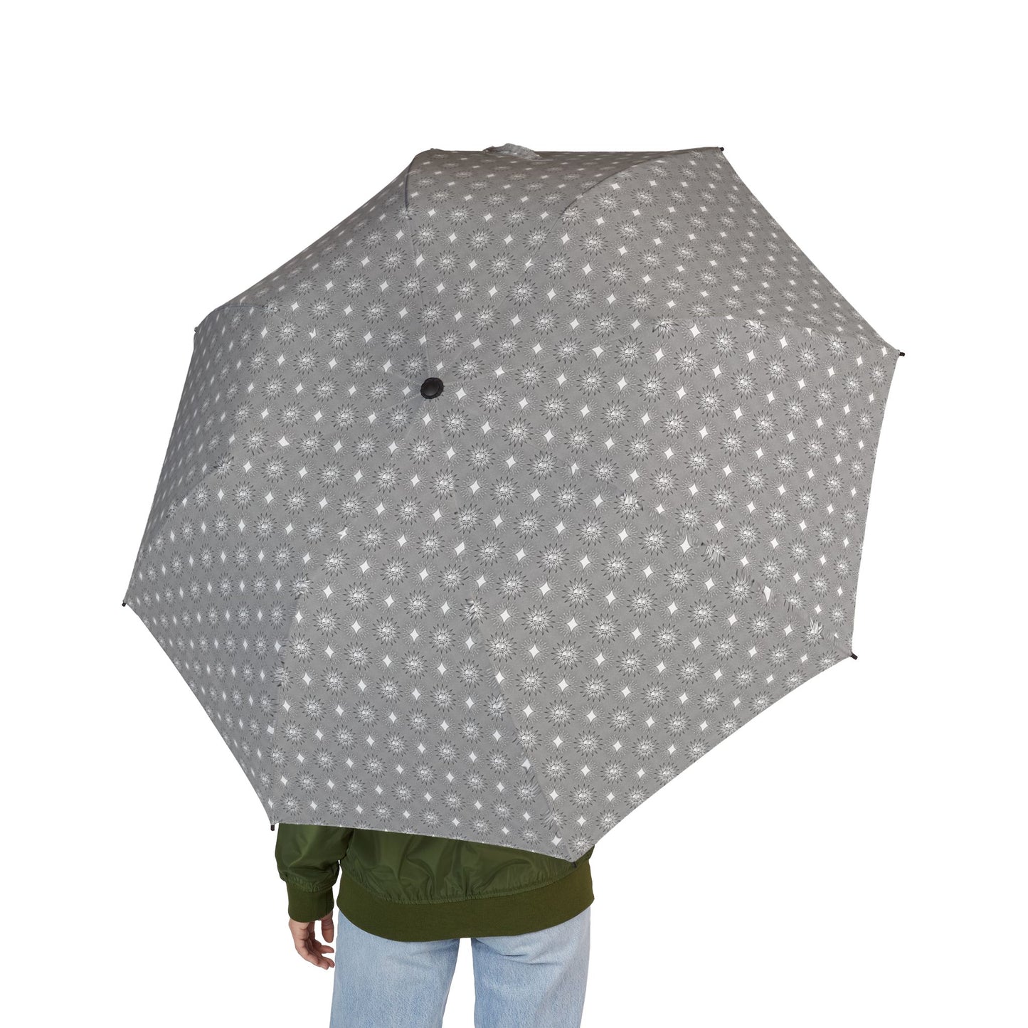 Desaturated Star-crossed Bodies Foldable Umbrella - Compact & Chic