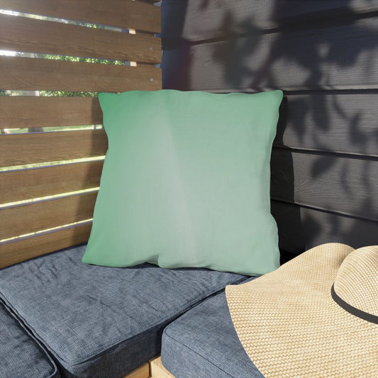 Mint Fade 18" x 18" Outdoor Pillow