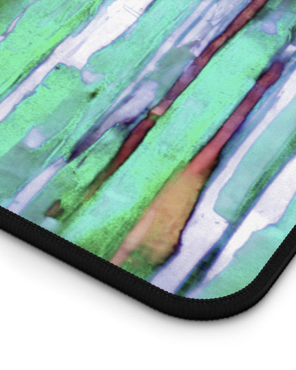 Striped Pastels 16" x 32" Desk Mat