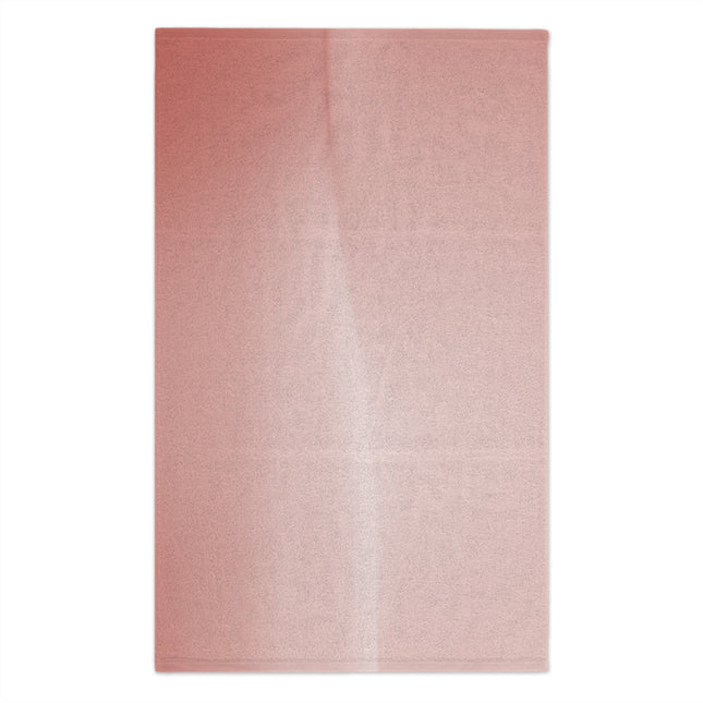 Rose Red Fade Rally Towel, 11" x 18"