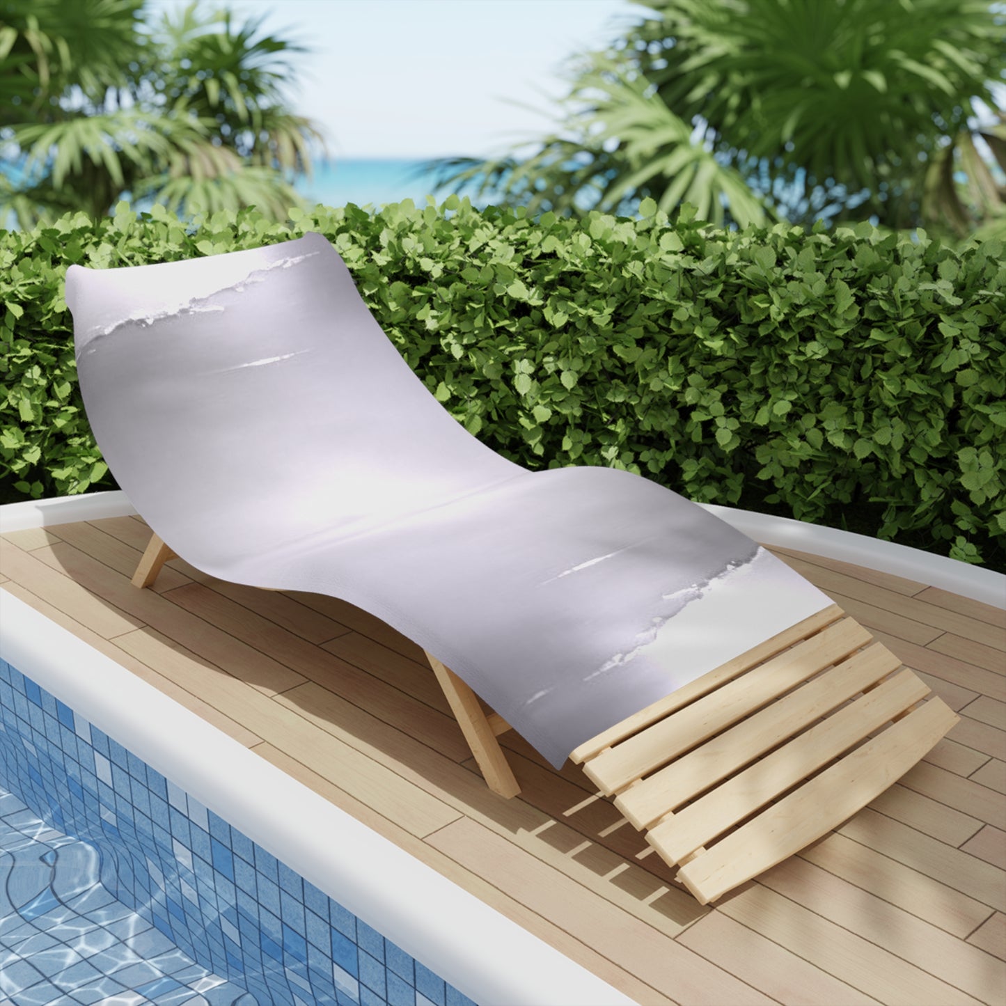 Sephia Sea Dark Fog Beach Towel, 30" x 60"
