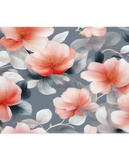 Red Blossom Floral Bunch Placemat, 1 pc