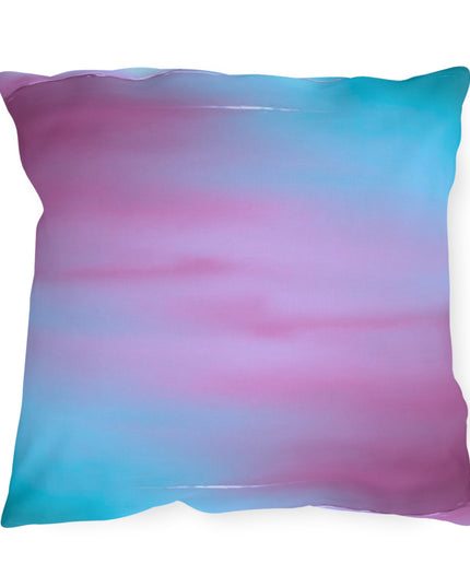 Wine Sea Blue Fog 18" x 18" Outdoor Pillow