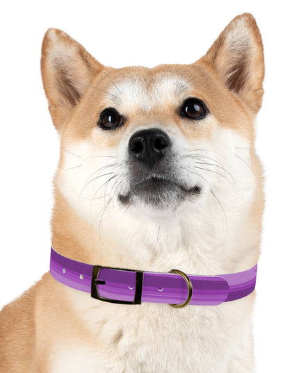 Wavey Purple Wavey Extra Large Dog Collar