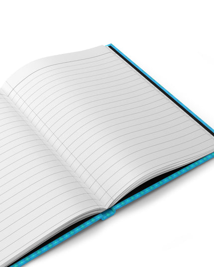 Light Blue Star-crossed Bodies Hardcover Journal Matte with 150 lined pages, 5.75" x 8"