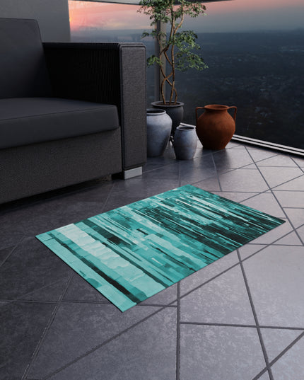 Striped Tif Outdoor Rug, 24" x 36"