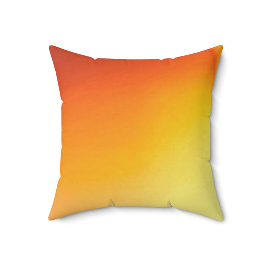 Phoenix Fade 18" x 18" Faux Suede Square Pillow