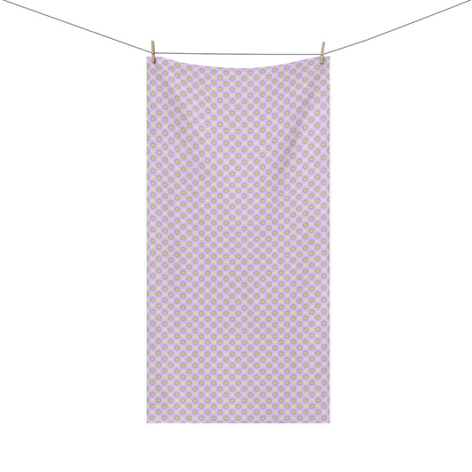 Magenta Star-crossed Bodies Mink-Cotton Towel (50% polyester, 50% cotton),  30" x 60"
