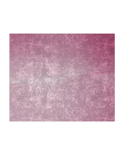 Pink Blush Fade 50" x 60" Crushed Velvet Blanket