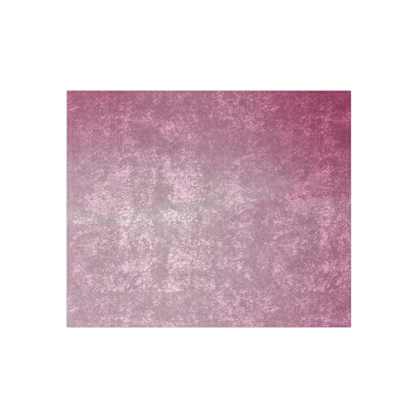 Pink Blush Fade 50" x 60" Crushed Velvet Blanket