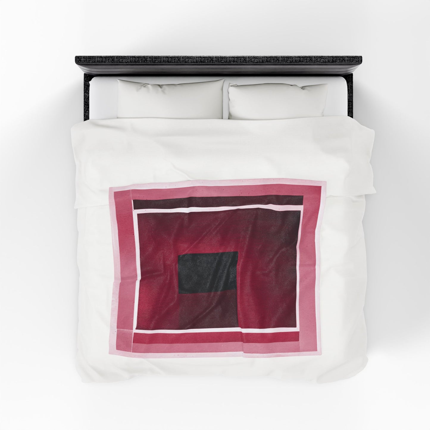 Red Shadow Velveteen Plush Blanket, 50" x 60"