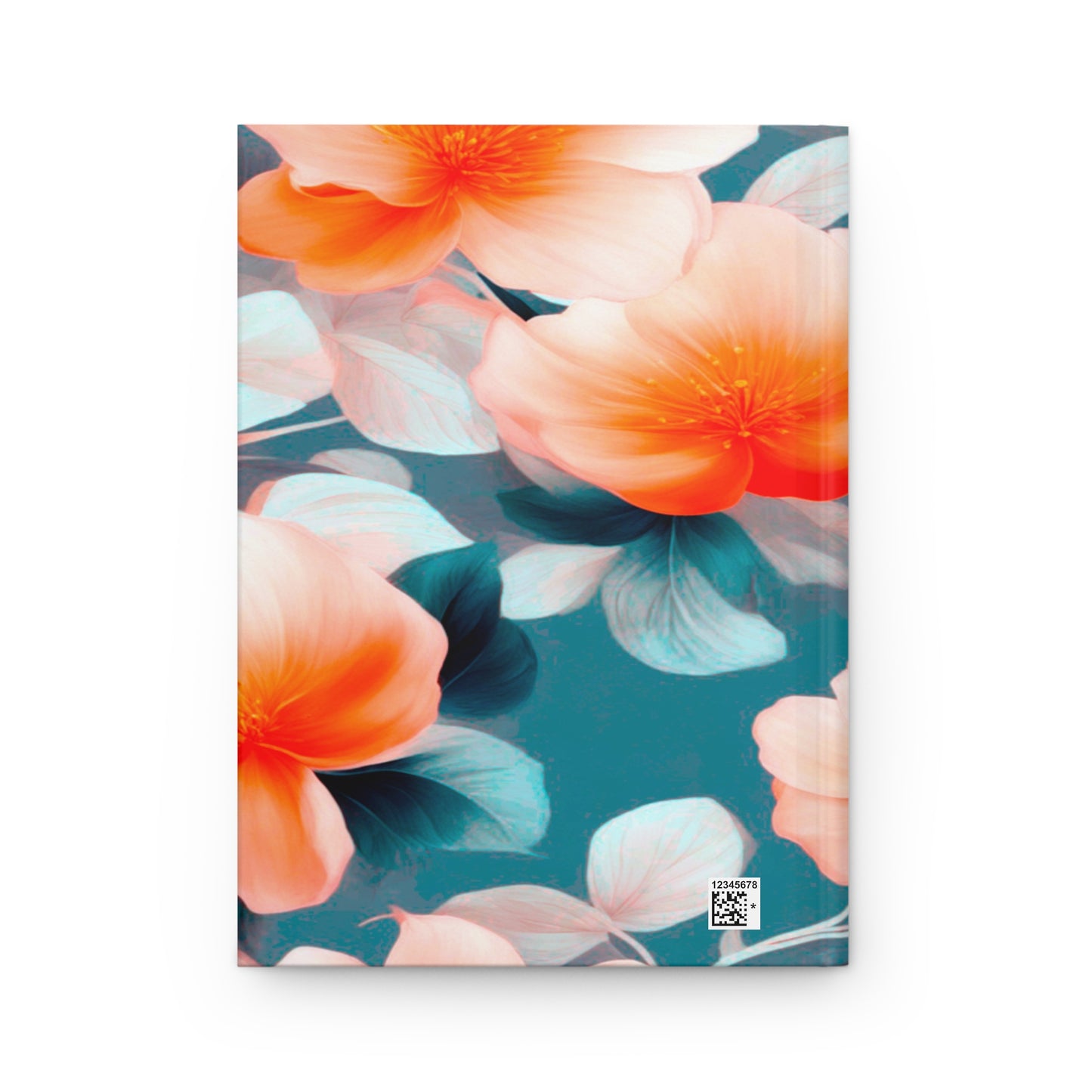 Orange Blossom Floral Bunch Hardcover Journal Matte with 150 lined pages, 5.75" x 8"