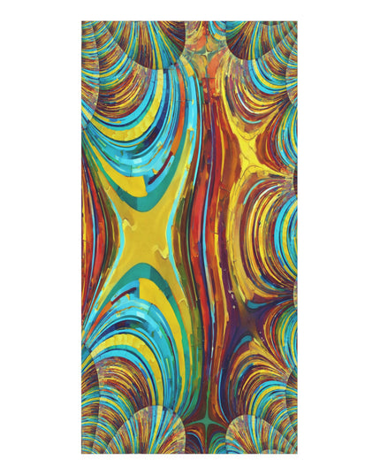 Uzi Spiral Alpha Mink-Cotton Towel (50% polyester, 50% cotton),  30" x 60"