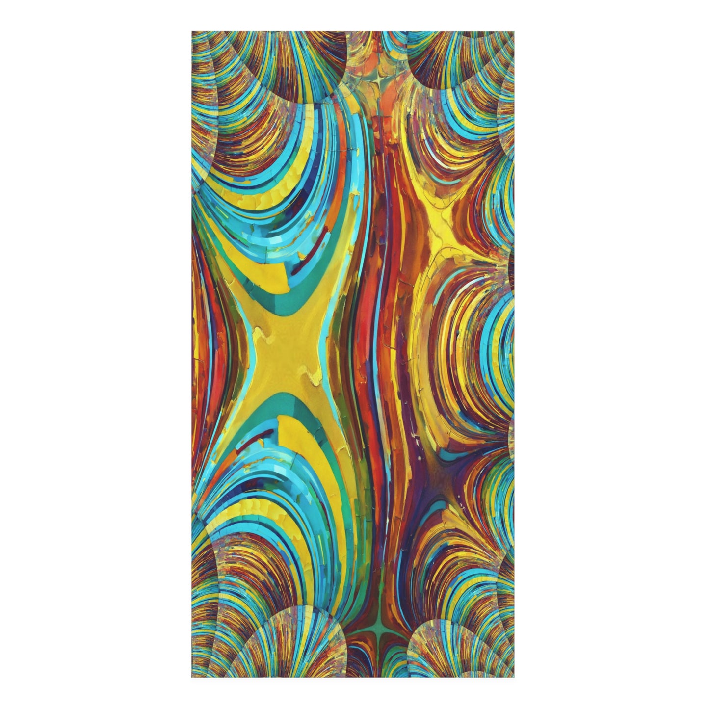Uzi Spiral Alpha Mink-Cotton Towel (50% polyester, 50% cotton),  30" x 60"