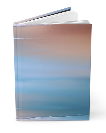 Blue Sea Peach Fog 5.75" x 8" Hardcover Journal Matte with 150 lined pages