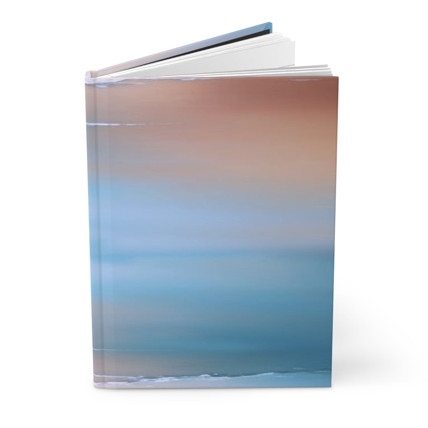 Blue Sea Peach Fog 5.75" x 8" Hardcover Journal Matte with 150 lined pages