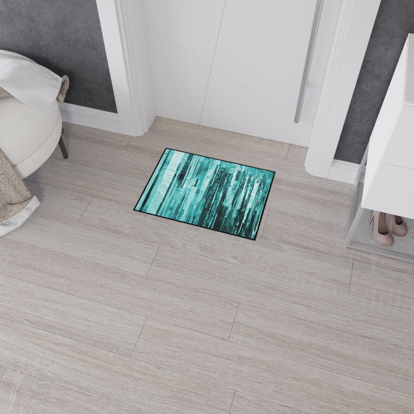 Striped Tif 18" x 24" Heavy Duty Floor Mat