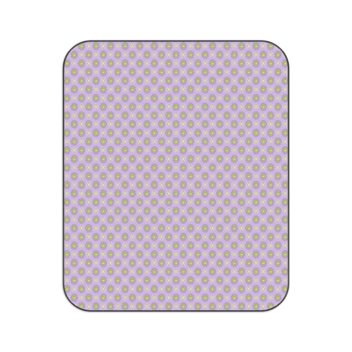 Magenta Star-crossed Bodies Picnic Blanket, 61" × 51"