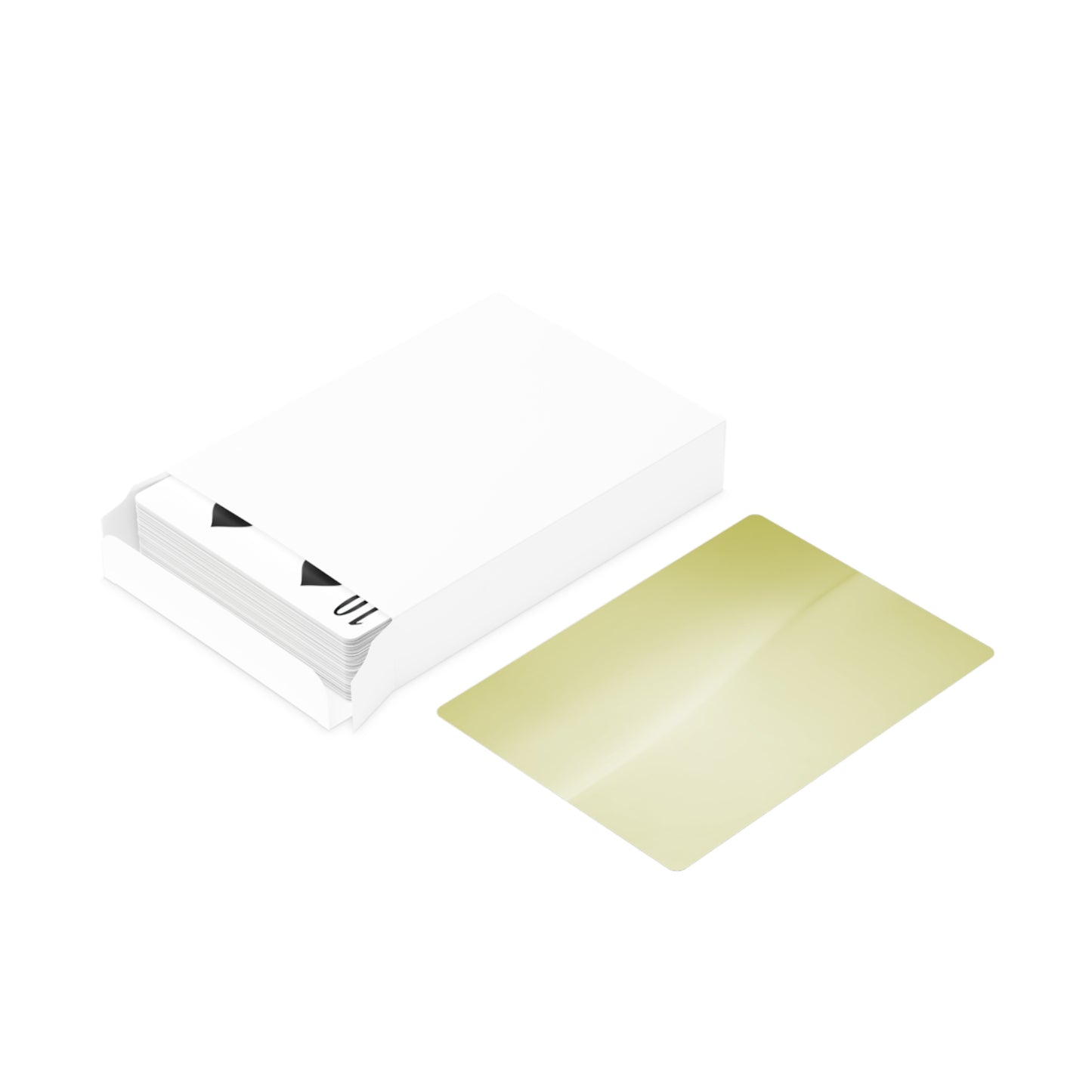 Lemon Fade Poker Cards