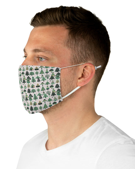 Mini Vintage Green Trees Fabric Face Mask